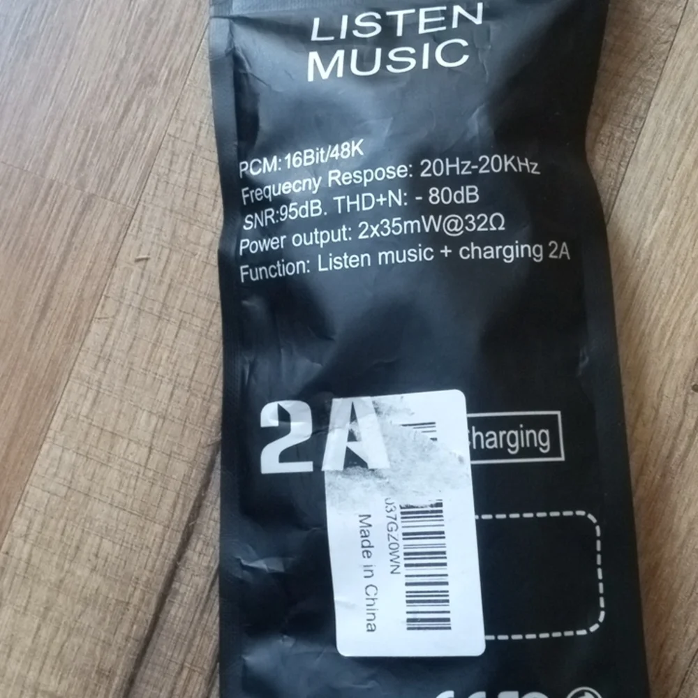 Lighting 2 In 1 Audio Adapter Charging 2A